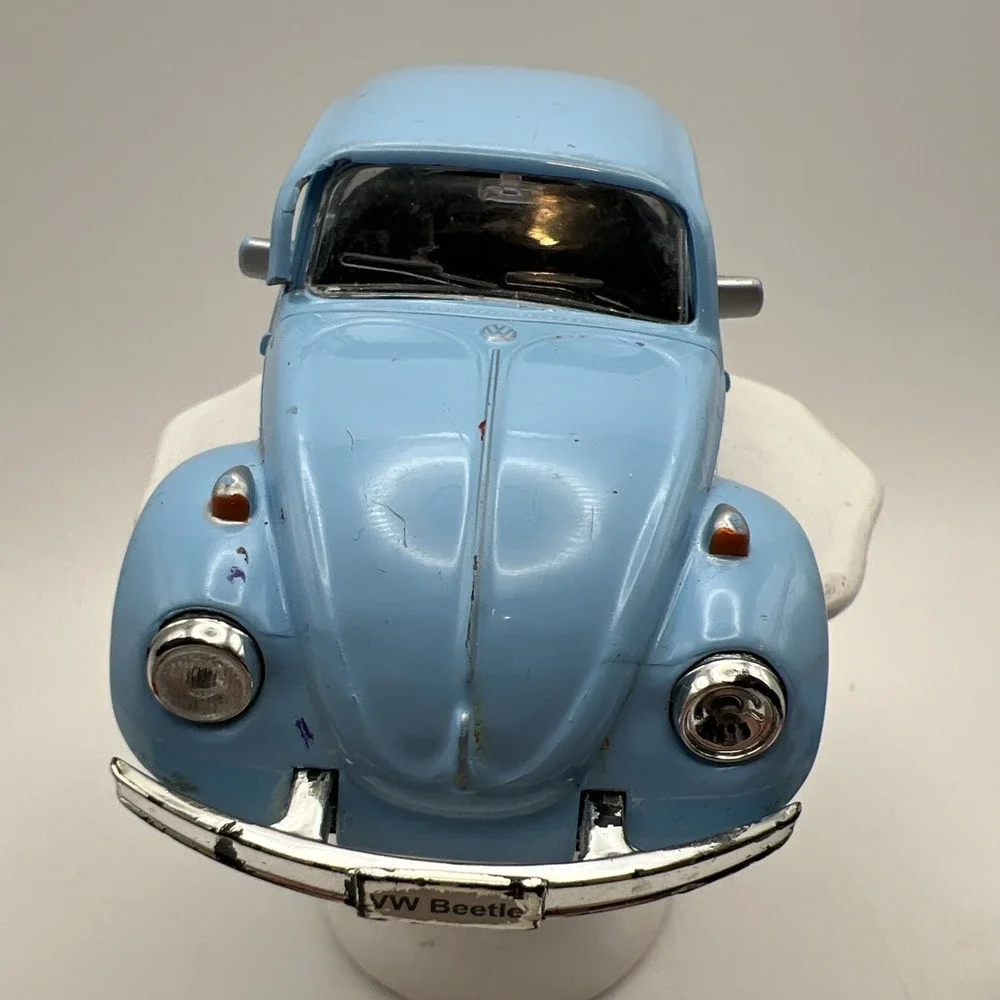 Lot Of 2 Volkswagen Beetle Diecast Model Toy Cars -4